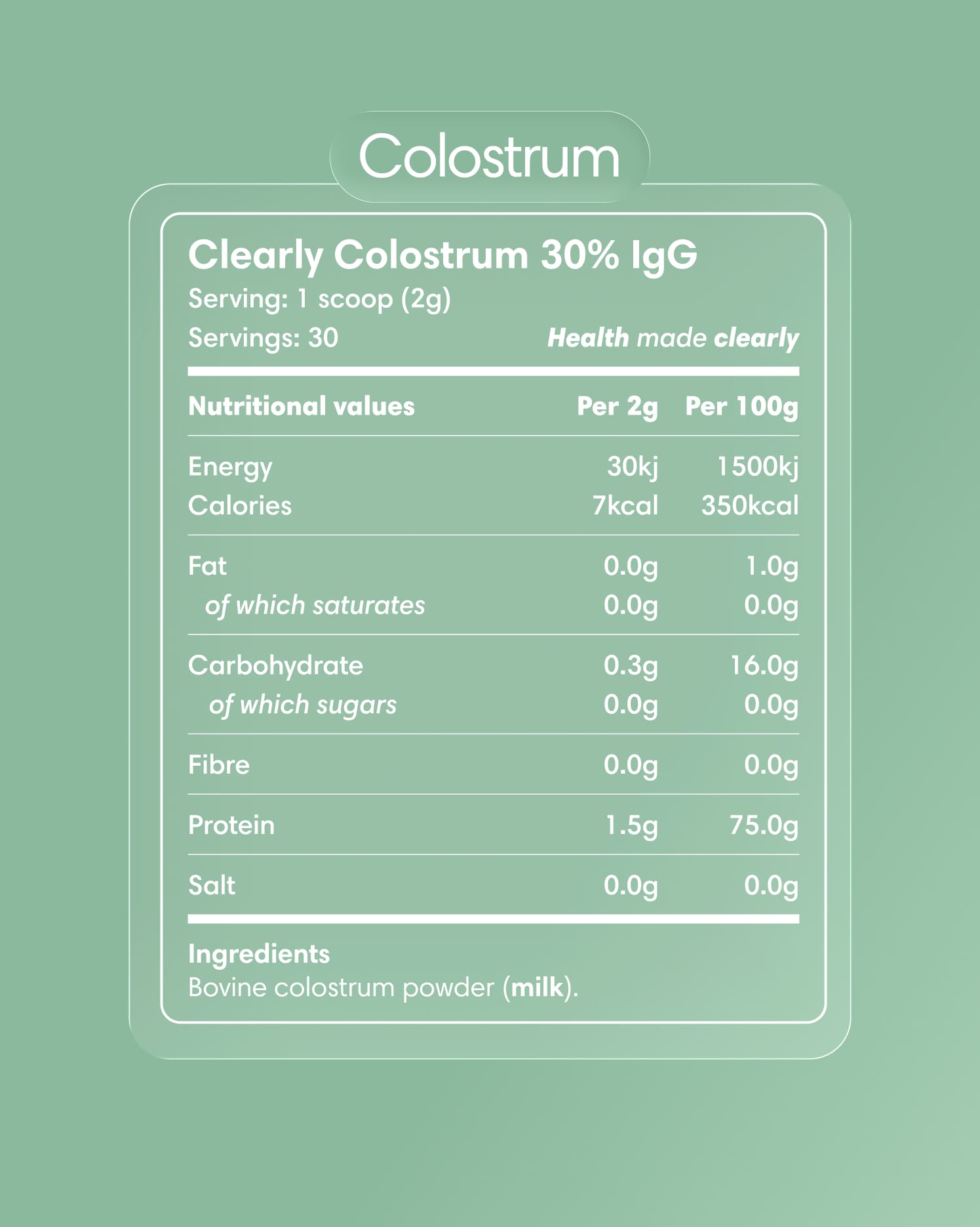 Colostrum